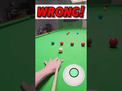 Snooker Practice Break Not Wrong 🚫 GoPro Headcam POV