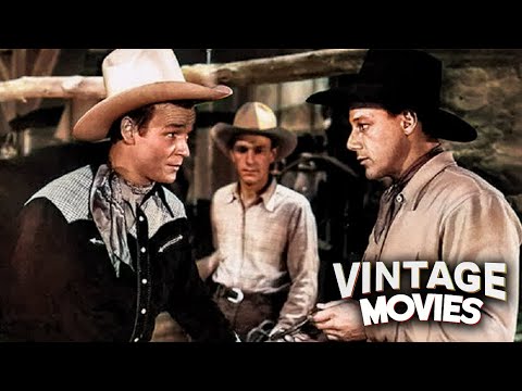 Roy Rogers and Pat Brady Western Drama Movie | Black and White | Vintage Movies