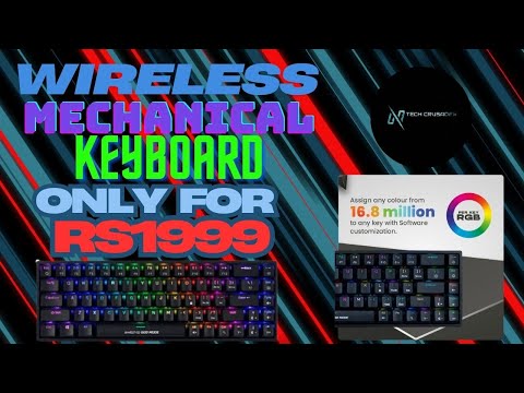 WIRELESS MECHANICAL GAMING KEYBOARD UNDER ₹2000🤩 | OFFER ENDS SOON!!! | DON'T MISS OUT