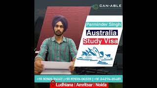 An Australian Visa! Parminder Singh's Australia Study Visa Approved with Canable Immigration!