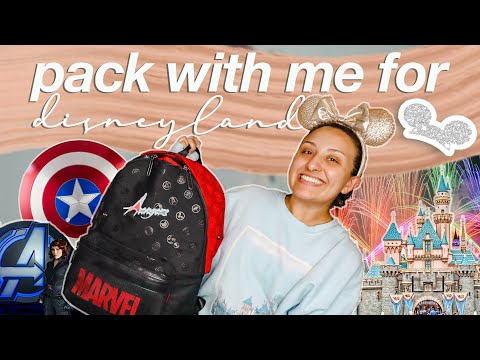 PACK FOR DISNEYLAND WITH ME | disney trip summer 2021