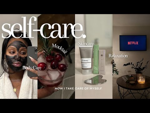 Winter Self-Care Routine ❥ how I take care of myself | cooking, mocktails, body care, + skincare 🌲