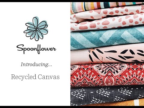 Introducing Recycled Canvas | Spoonflower