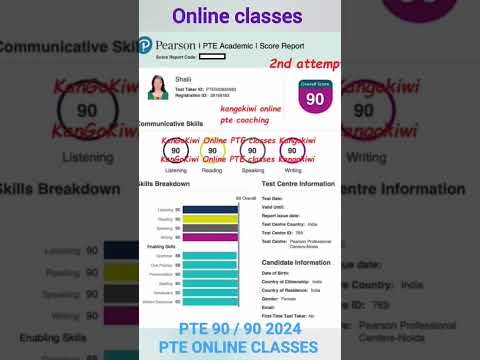 PTE 90/90 score each 🏆🎉 | Kangokiwi IELTS & PTE | pte online classes result April 2024