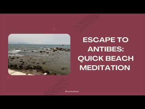 Quick Guided Meditation by the Sea #meditation #mentalhealth #mentalwellnesstips #meditationbenefits