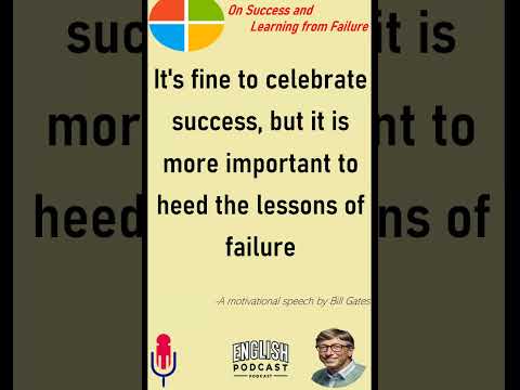 Learning English through a motivational speech | Bill Gates | motivational wisdom #english