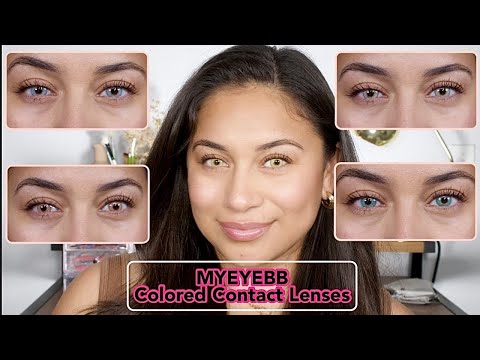 Enhancing My Look with MYEYEBB Contact Lenses