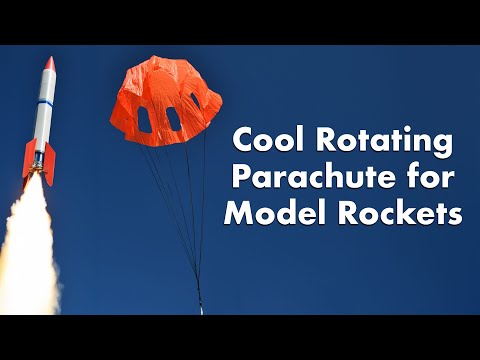 Spinning "Rotofoil" Parachute for Model Rockets