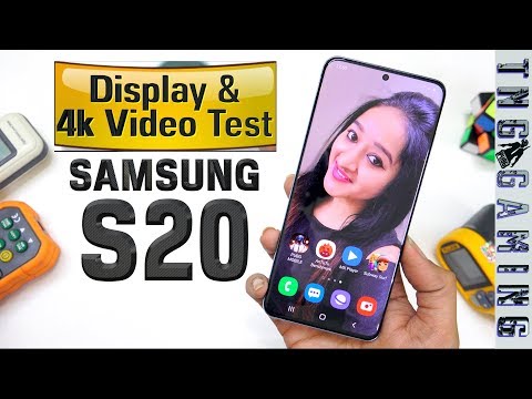 Samsung Galaxy S20 - 4K Video & Display Test