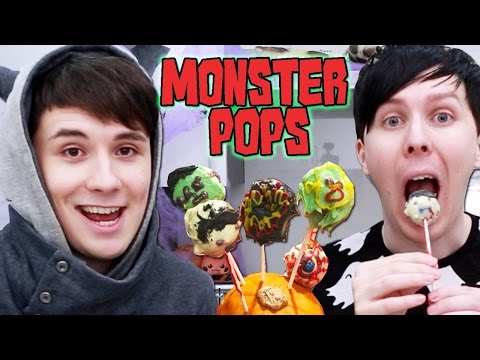 Halloween Baking - MONSTER POPS!