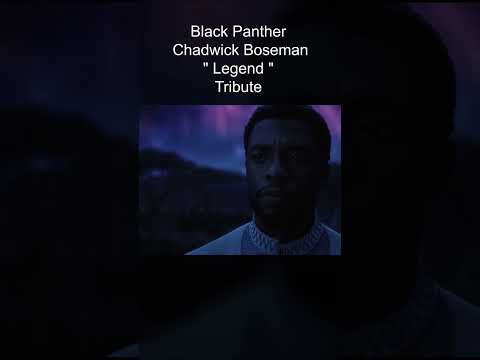 Black Panther: Chadwick Boseman Legend Tribute #marvel #blackpanther