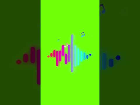 Sound Element on Greenscreen | Sound Wave or Speaking Wave