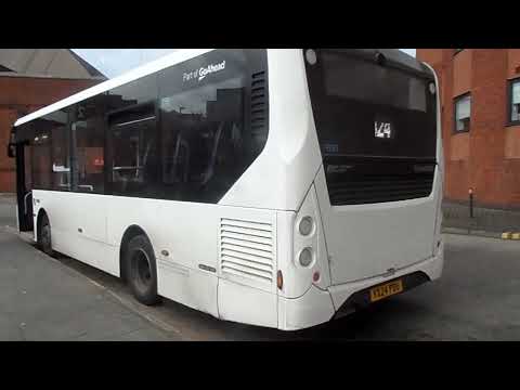 New Enviro 200 MMC ExSwindon 3999 Metrobus 6715 YX24PDU on Service 424 Leaves at Redhill Bus Station