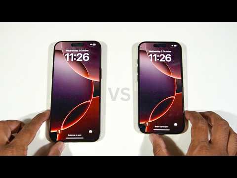 Apple iPhone 16 Pro Max vs iPhone 16 Pro Speed Test and Camera Compare