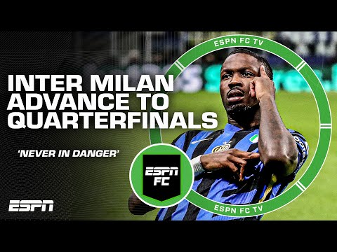 'NEVER IN DANGER' 🤷‍♂️ Inter Milan ADVANCES in UCL & knocks out Feyenoord | ESPN FC