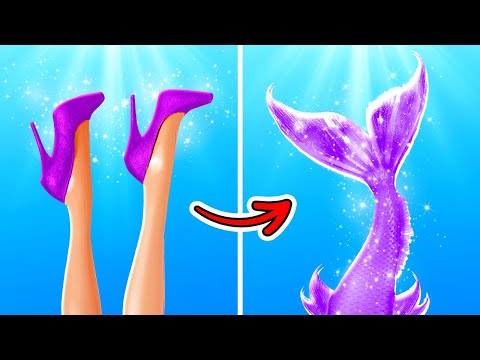 Extreme Barbie 💖 to Mermaid Makeover 🧜‍♀️ Beauty Stories By ChiLaLa, La La Life & Cool Tool 💜