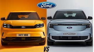 2024 Ford Capri EV vs 2024 Ford Explorer EV - In-Depth Comparison | Which Electric SUV Wins?