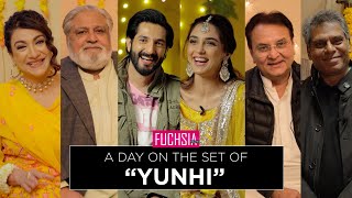 A Day On The Set Of Yunhi | Maya Ali | Bilal Ashraf | Behroze Sabzwari | Ehteshamuddin | FUCHSIA