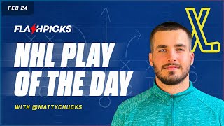 Friday’s NHL Play of the Day & Best Pick for February 24th