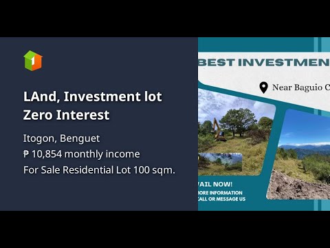 LAnd, Investment lot Zero Interest