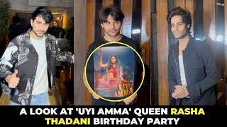 Ibrahim Ali Khan, Veer Pahariya, and other celebs attended Rasha’s stylish birthday