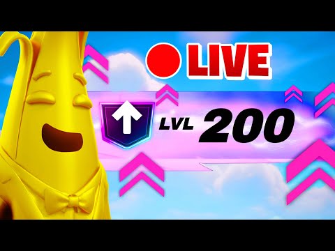 🔴 LIVE - Unlocking LEVEL 200 in Fortnite CHAPTER 6 - What Will Happen?!