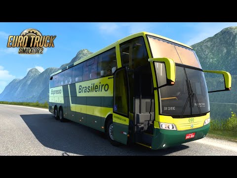 [ETS2 v1.43] BUSSCAR JUMBUSS 360 Bus + Puno Peru Map | Euro Truck Simulator 2 Hindi