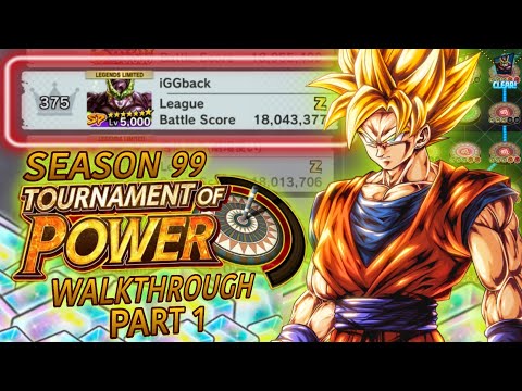 TOURNAMENT OF POWER SEASON 99 PART 1 (sigma edition) (Dragon Ball Legends) FREE CHRONO CRYSTALS