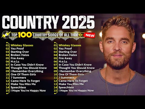 Country Songs 2025 - Brett Young, Luke Combs, Morgan Wallen, Chris Stapleton, Luke Bryan, Jon Pardi