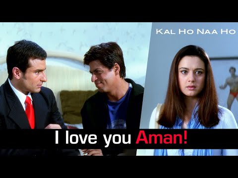 Naina catches Rohit and Aman | Kal Ho Naa Ho | Shah Rukh Khan | Saif Ali Khan | Preity Zinta