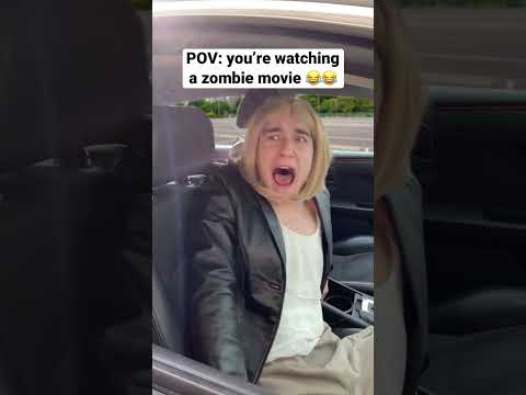 Zombie movie trailers be like #shorts #funny #comedy