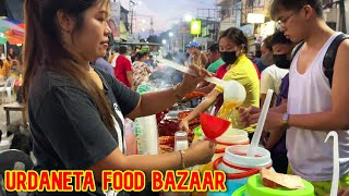 Street Food at URDANETA CITY NIGHT MARKET | INSANE Food Tour + Night Walk in Urdaneta, Philippines