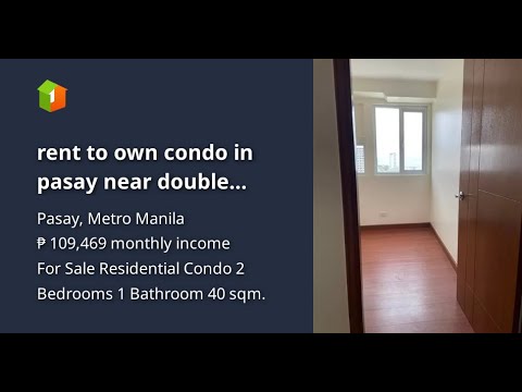 rent to own condo in pasay near double dragon pasay city tytana college metropark pasay