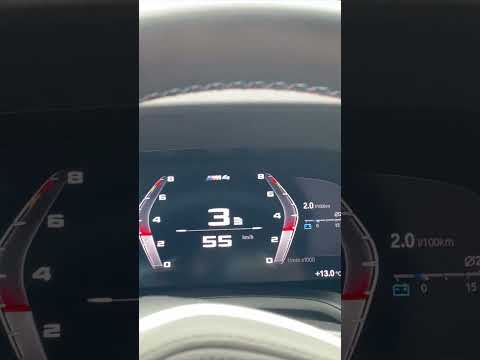 G82 BMW M4 Comp Heads-up-display (HUD) and Gauge Cluster #shorts #bmw #g82 #g80 #comp