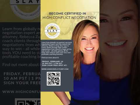 🚀 Master High Conflict Negotiation & Get Certified!