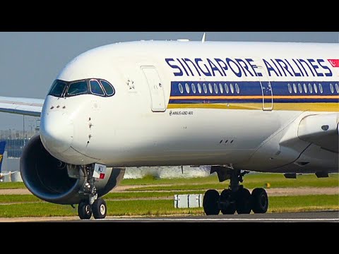 Singapore Airlines A350-900 showing it's POWER!!