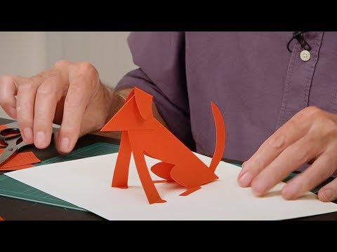 Pop-Up Tutorial 47 - Pop-Up Dog - Birthday Card