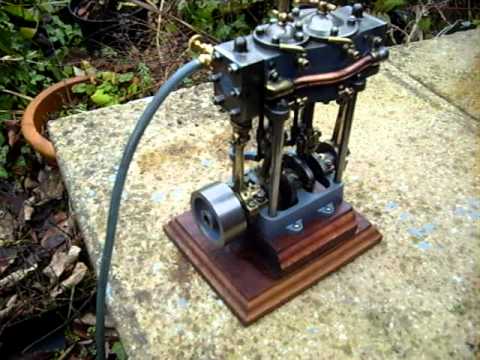 Vintage Stuart Turner Compound Marine Steam Engine