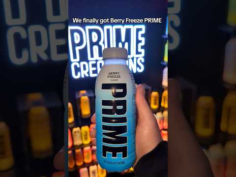 We finally got Berry Freeze PRIME Hydration #ksi #loganpaul #drinkprime #primehydration #viral