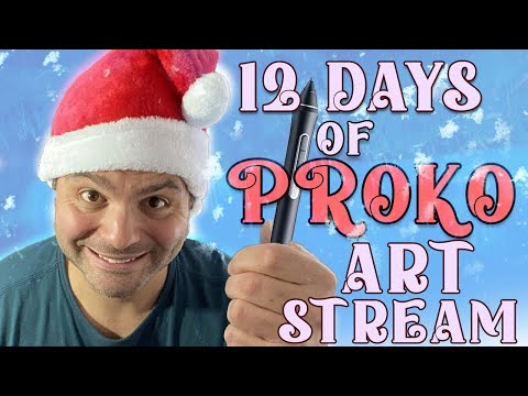 Holiday Art Stream - 12 Days Of Proko!