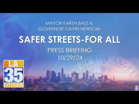 Safer Streets - For All Press Briefing 10/29/24