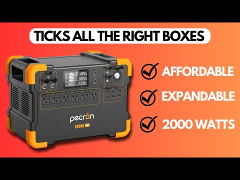 Pecron E2000LFP Portable Power Station Unboxing & Review 🔌