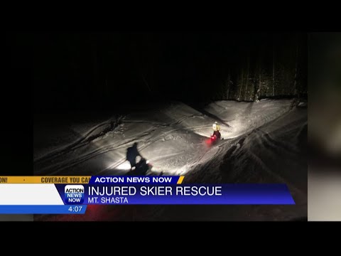 Backcounty skier rescued from Mt. Shasta after breaking leg in skiing accident on Friday