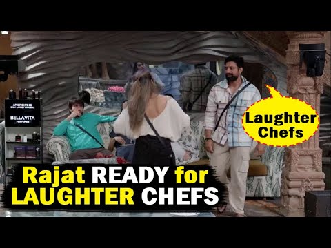 Bigg Boss 18 Today Episode Promo Rajat Dalal Ready for Laughter Chefs Show #bb18