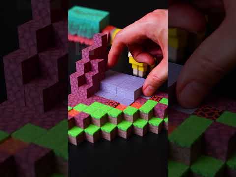 Ruined Portal - MagneticPapercraft / Minecraft #shorts