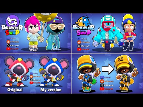 Brawler Swapped & Recolor Skins | Concept