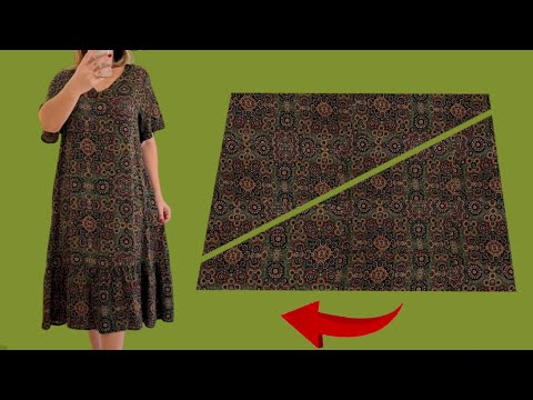 ⚘️Amazing Sewing Idea Dresses ❣️All Size 💃Sew This In 10 Minute ✨Summer Trends Dresses So Easy Styl