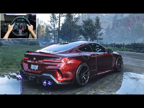 BMW M8 Competition Forza Horizon 5 Logitech G29 Stering Wheel Gameplay