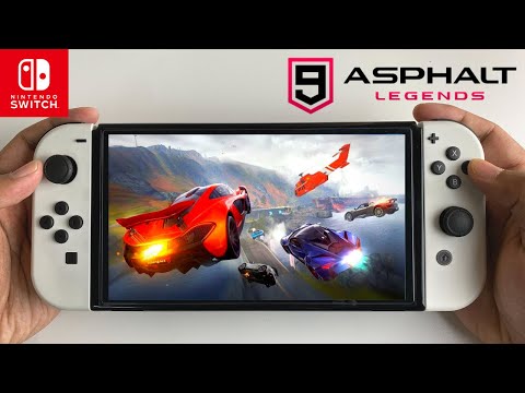 Asphalt 9 nintendo switch gameplay | Switch OLED