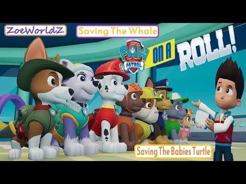 PAW PATROL: ON A ROLL - Rescued The Beach Whale & The  Sea Turtles - 1